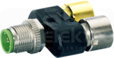 M12 5P/2xM12 5P Trójnik czujnika męski/żeński