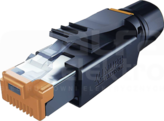 RJ45 PROFESSIONAL 8P GIGABIT Wtyk męski prosty ekranowany