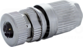 M12 5P 0,75-1,5mm2 Konektor żeński prosty