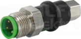 M12 male/M8 fermale 4p.1,2,3,4 V2A Adapter męski/żeński do rozdzielacza M12 4-piny