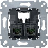 MERTEN M 2xRJ45 kat5e UTP Mechanizm gniazda komp.