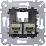 MERTEN M 2xRJ45 kat6a F/STP Mechanizm gniazda komp.