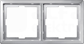 MERTEN ARTEC aluminium Ramka 2-krotna