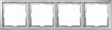 MERTEN ARTEC aluminium Ramka 4-krotna