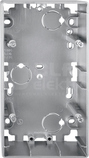 MERTEN ARTEC aluminium Puszka natynkowa 2-krotna