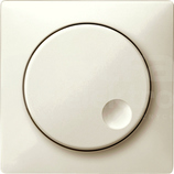MERTEN D-LIFE kremowy Płytka centralna z pokrętłem ściemniacza