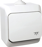 CEDAR PLUS IP44 biały Przycisk światło