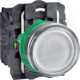 XB5AW31M5*LED, N/O+N/Z, 230V Przyc.podśw.z samo.powr.
