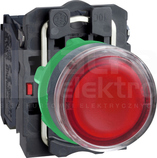 XB5AW3465*BEZ BA 9S, N/O+N/Z Przyc.podśw.z samo.powr.250V
