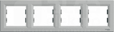 ASFORA aluminium Ramka 4-krotna pozioma