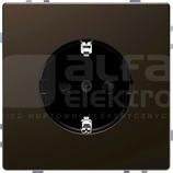 MERTEN D-LIFE SCHUKO 2P+Z mocca metalik Gniazdo sieciowe