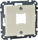 MERTEN SYSTEM M kremowy Płytka centralna mechanizmu gniazda RJ11/RJ45