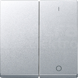 MERTEN M aluminium Klawisz 2+1