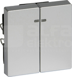 MERTEN M aluminium Klawisz 2x podśw.