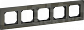 MERTEN M-ELEGANCE szary met. Ramka 5-krotna metal