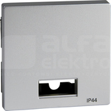 MERTEN SYSTEM M IP44 aluminium Klawisz pojedynczy z dużym okienkiem