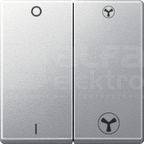 MERTEN SYSTEM M aluminium Klawisz łącznika wentylatora