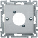 MERTEN SYSTEM M aluminium Płytka centralna złącza audio XLR