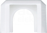 MERTEN M-SMART 15mm aluminium Wypust kablowy
