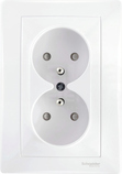 SEDNA 2x2P+Z Gniazdo sieciowe