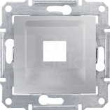 SEDNA 1xRJ45 do RDM aluminium Płytka centralna