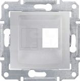 SEDNA 1xRJ45 do AMP, Molex, Keline aluminium Płytka centralna