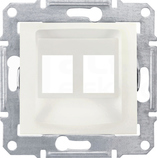 SEDNA 2xRJ45 AMP/MOLEX kremowy Płytka gn.komputerowego