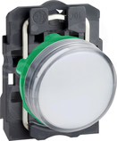 XB5AVM1*230V, BIALY Wskaźnik świetlny z LED