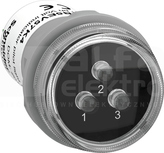 XB5EV57K4 3 LED RGY Wskaźnik napięcia 3P 400VAC