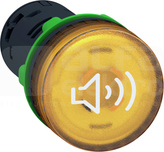 XB5KS2B8 24VAC/DC żółty SYGNALIZATOR DZWIEKOWY 90DB