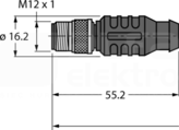 RSS-FSSD-841-0,5M Kabel ETHERNET przemysłowy