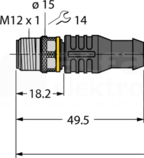 RSC4.5T-2/TXL Przewód czujnikowy
