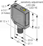 QM42VP6AFV150Q Czujnik fotoelektryczny