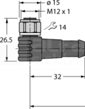 WKCV4.4T-5/TFW Przewód czujnikowy PUR
