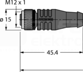 HT-WAK4-10/S2430 Złącze M12