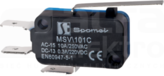 MSV/101C Łącznik miniaturowy dźwignia płaska długa
