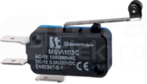 MSV/103C Łącznik miniaturowy dźwignia z rolka długa