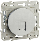 ODACE RJ45 kat.5e UTP aluminium Gniazdo komputerowe
