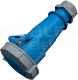 AM-TOP 32A/3P 6h 230V IP67 Gniazdo przenośne 1-częściowe z zaciskami śrub.