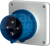 16A/4P 9h 230V IP44 Wtyczka odbiornikowa tablicowa
