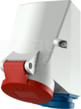 16A/2P+E 230V+16A/5P 400V IP44 Gniazdo natynkowe podójne