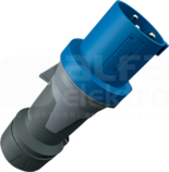 POWERTOP XTRA 63A/3P 6h 230V IP44 Wtyczka z zaciskami śrubowymi nikiel