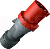 POWERTOP XTRA 63A/4P 6h 400V IP44 Wtyczka z zaciskami śrubowymi nikiel