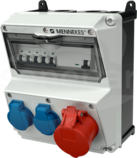 AMAXX 1x16A(CEE)+2x16A/230V SCHU, 2-rzędowa, IP44 Rozdzielnica budowlana
