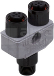 T SPLITTER M12/2xUS Rozdzielacz T