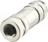SDOGH040MSSFKSG M12 4P Wtyk żeński prosty