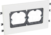 DLP-N 2xfi60 SISTENA 130mm biały Uchwyt z pokrywą