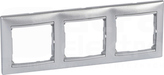VALENA aluminium Ramka potrójna pozioma