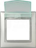 VALENA IP44 aluminium Ramka pojedyncza