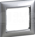 VALENA aluminium szczotkowane Ramka pojedyncza